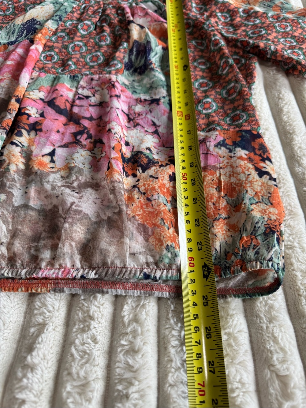 Anthropology Figueroa & Flower multicoloured BOHO FLORAL Paisley Blouse - med - Picture 13 of 15